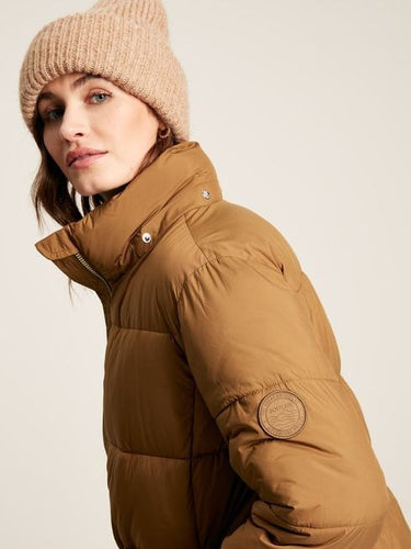 Joules Women's Holsworth Puffer Coat - Rust