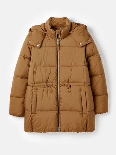 Joules Women's Holsworth Puffer Coat - Rust