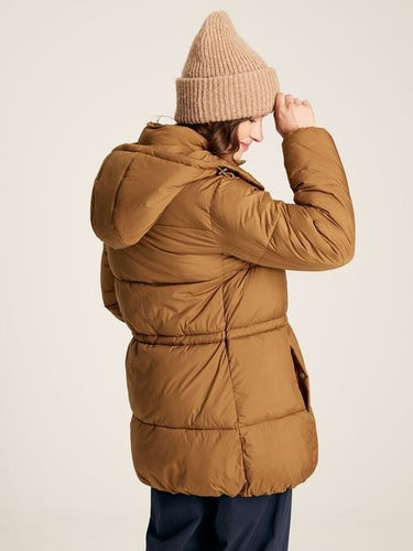 Joules Women's Holsworth Puffer Coat - Rust