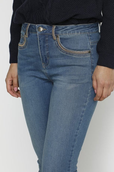 Ladies Culture Cukora Jeans in Blue Wash