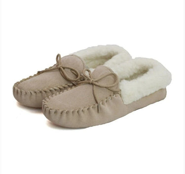 Ladies Sheepskin Lined Moccasin