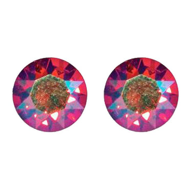 Lila J1355S 6mm Siam Shimmer Stud Earrings