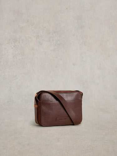 White Stuff Lola Leather Camera Bag