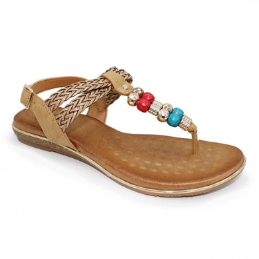 Lunar Arlo Sandals in Beige