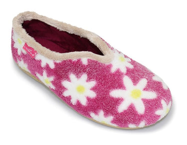 Lunar KLA021 Daisy Slipper in Blue or Pink