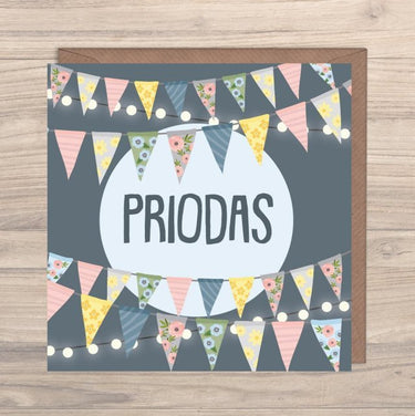 Max Rocks Wedding Bunting Card