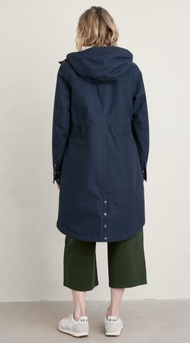 Seasalt Plant Hunter Waterproof Parka Coat 'Midnight'