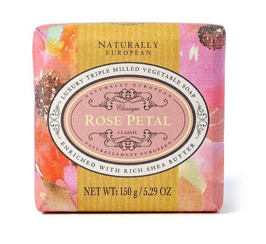 Naturally European Rose Petal Soap Bar 150g