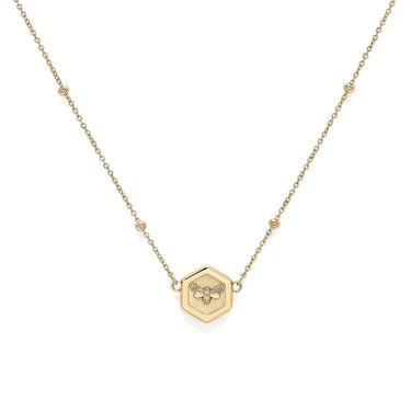 Olivia Burton Minima Bee Gold Pendant Necklace