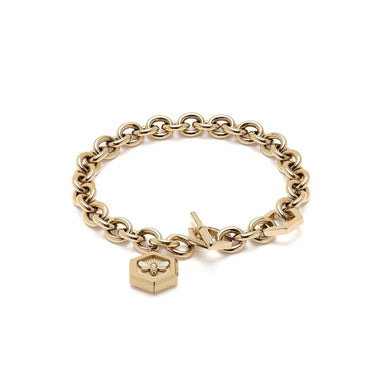 Olivia Burton Minima Bee Gold Toggle Bracelet