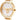 Olivia Burton Mother Of Pearl Demi Dial Gold Bracelet Watch