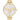 Olivia Burton Mother Of Pearl Demi Dial Gold Bracelet Watch