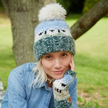 Pachamama Hazy Sheep (Sherpa Fleece) Bobble Beanie