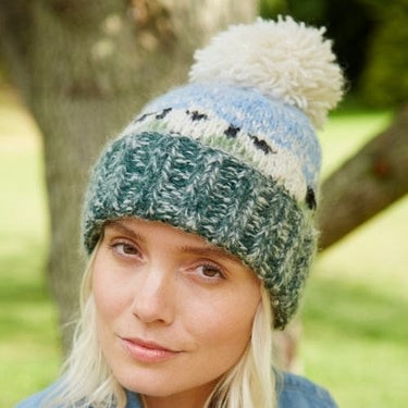 Pachamama Hazy Sheep (Sherpa Fleece) Bobble Beanie