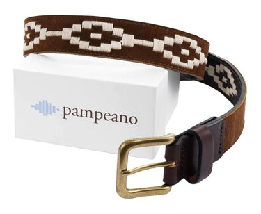 Pampeano Confianza Polo Belt in Tan Suede