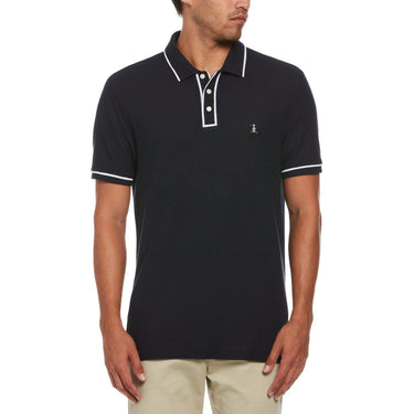 Penguin Organic Cotton Bentley Mesh Short Sleeve Polo Shirt