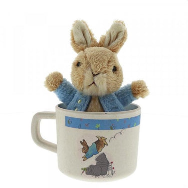 Peter Rabbit Bamboo Mug & Soft Toy Gift Set - A28837