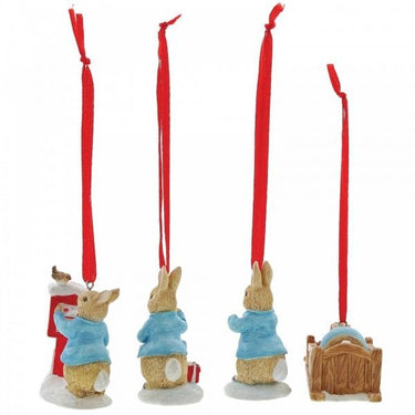 Peter Rabbit Hanging Ornaments Set of 4