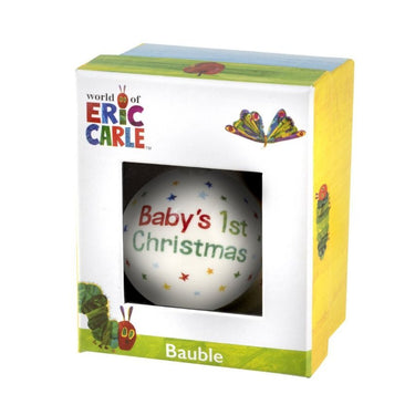 Portmeirion The Very Hungry Caterpillar Baby 1st Christmas Bauble