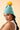 Powder Ingrid Bobble Hat - Aqua & Mustard