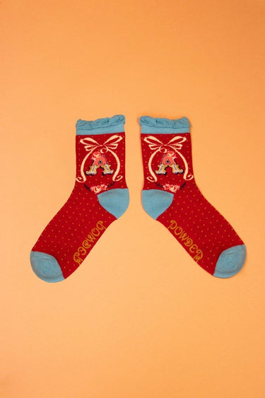 Powder Letter A-Z Socks