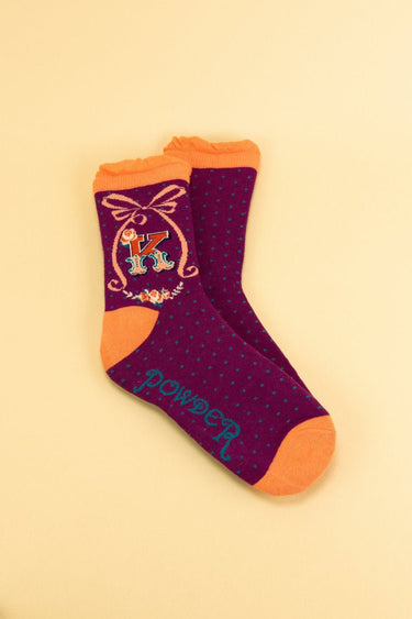 Powder Letter A-Z Socks