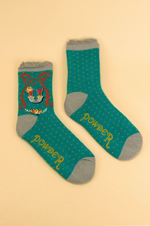 Powder Letter A-Z Socks