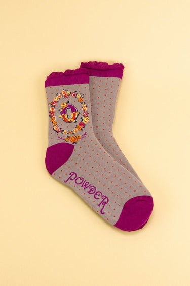 Powder Letter A-Z Socks