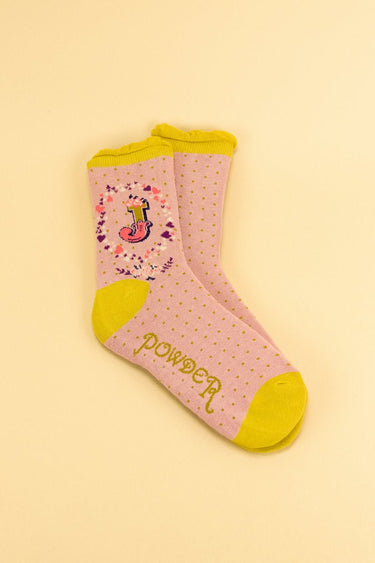 Powder Letter A-Z Socks