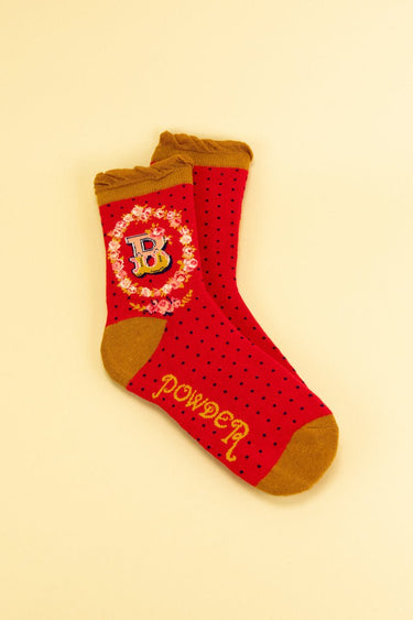 Powder Letter A-Z Socks