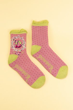 Powder Letter A-Z Socks