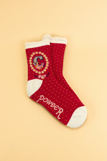 Powder Letter A-Z Socks