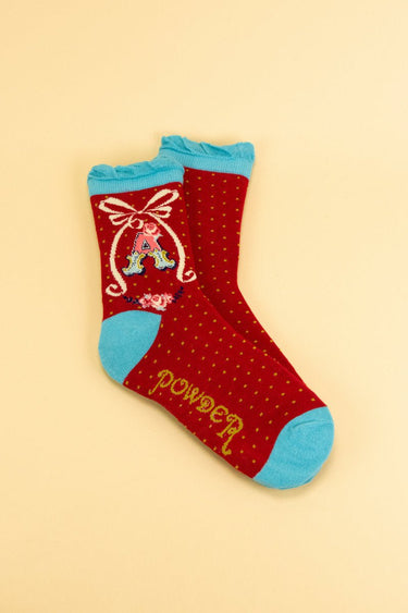 Powder Letter A-Z Socks