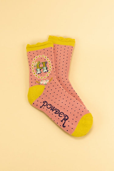 Powder Letter A-Z Socks