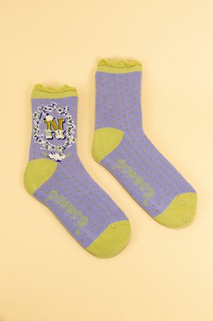 Powder Letter A-Z Socks