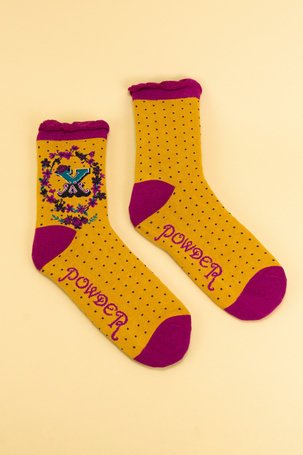 Powder Letter A-Z Socks