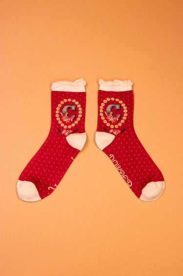 Powder Letter A-Z Socks