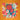POWDER Small Satin Square Retro Meadow - Teal