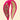 Powder Velvet Beaded Headband - Love Heart in Raspberry