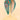 Powder Velvet Embroidered Headband - Floral Symmetry Aqua