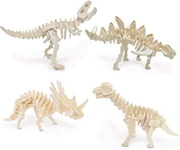 Quay wooden construction kit - Dinosaur set 1.