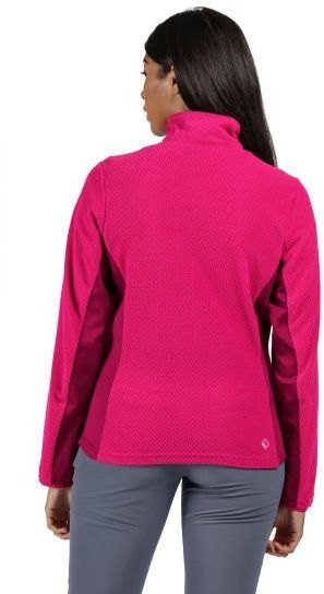 Regatta Highton Lightweight Full Zip Honeycomb Fleece in Duchess/Dark Cerise