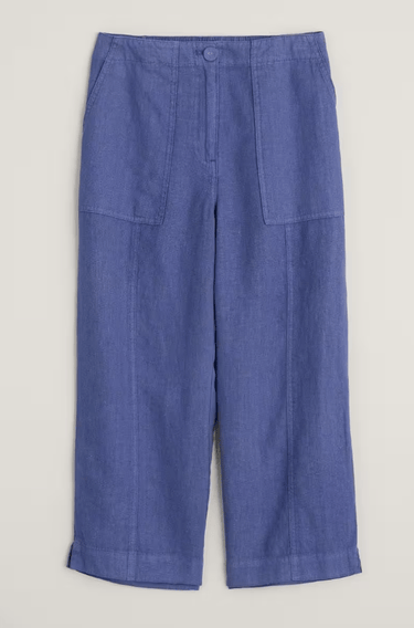 Seasalt Poleacre Cropped Linen Trousers