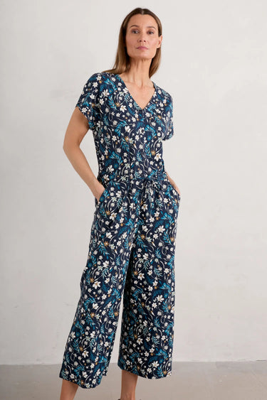 Seasalt Rose Trellis Wide Leg Jumpsuit