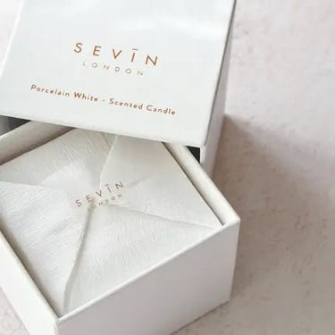 Sevin London Porcelain White Candle