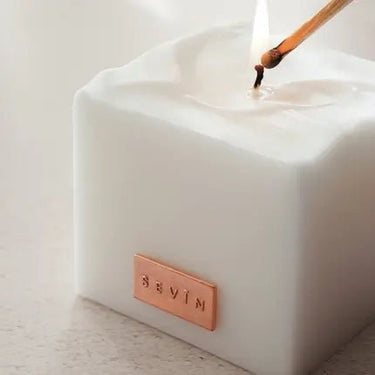 Sevin London Porcelain White Candle