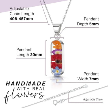 Shrieking Violet Flowers 'Leela' Pendant