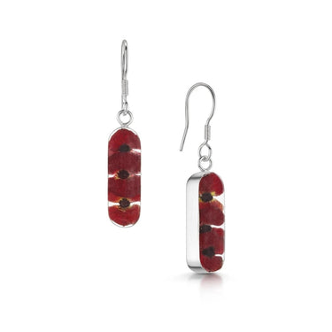 Shrieking Violet Poppy 'Leela' Drop Earrings