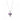 Shrieking Violet Silver Small Heart Pendant - Purple Haze