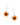 Shrieking Violet Sunflower Drop Earrings